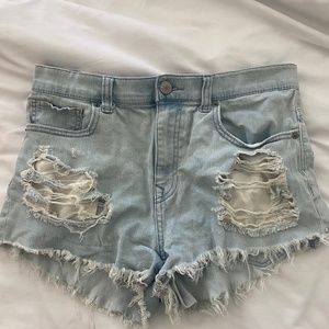 Express Distressed Shorts